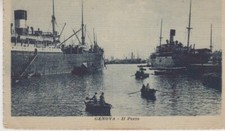 Italy. Genoa Genova. Il Porto Port Ships, Boats Ed E. Bonas - Nervi  #861 c1920 picture