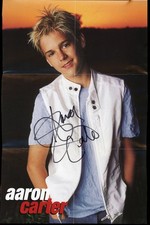 Aaron Carter ~ Signed Autographed Aaron's Party (Come Get It) Poster ~ PSA DNA picture