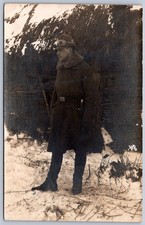 K62/ Hungary Foreign Postcard c1910 Military Soldier Goggles Knife 205 picture