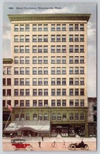 Hotel Dyckman Antique Cars Minneapolis MN Minnesota Vintage Postcard DB 1910s picture