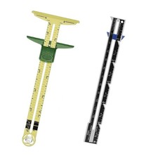 YEQIN 2 Pcs Sliding Gauge Measuring Sewing Tool, 5-in-1 Sliding Gauge Measuri... picture