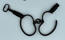 ANTIQUE STOTZ MANACLES (HANDCUFFS). 19TH CENTURY. picture