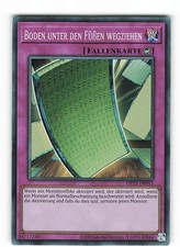 Yugioh PULL AWAY GROUND UNDER FEET, op23-en011 Super Rare German NM  picture