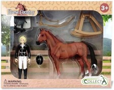 CollectA Horse Country Tournament Rider and Horse Set # 84244 picture