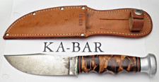 Antique 1920's to WWII KA-BAR UNION CUTLERY Hunting Knife Great Handle - Unused picture