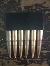 (2x) 8mm Mauser Carcano Clips - 3D Printed - Black PLA+ picture
