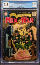 ALL-AMERICAN MEN OF WAR 43 CGC 3.5 JOE KUBERT JERRY GRANDENET 1957 CPR CANDIDATE picture