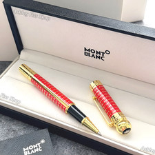 Montblanc Marilyn Monroe Special Edition Rollerball Pen Red Gold NIB With Box picture