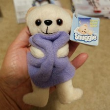 Vtg Snuggle Fabric Softener Teeny Bean Bear Purple Plush 2000 picture