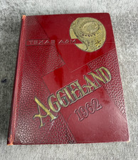 1962 Aggieland Vol 60 Texas A&M College Yearbook Vintage Hardcover picture