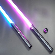 Metal Dueling Lightsaber for Adults & Teens - Heavy-Duty Aluminum Hilts, 16-Col picture