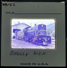 Vint. 1967 35mm Train/Railroad Slide 52 Western Maryland, Ridgely, West Virginia picture