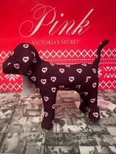 NWT  Victoria's Secret PINK FRIDAY Maroon Burgundy Logo Mini Dog Collectible 🐶 picture