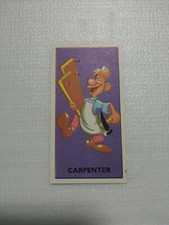 1957 BARRATT & CO. LTD # 37  CARPENTER WALT DISNEY CHARACTERS PACK FRESH RARE picture