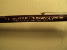 Vintage Autopoint Mechanical Pencil  Paul Revere Life Insurance Co  Metal Cap picture