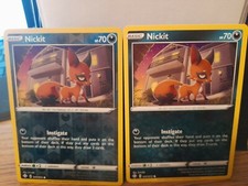 Pokemon Card Nickit 047/072 Rev Holo and Non Holo Mint Shining Fates picture