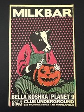Vintage Minneapolis Club Halloween Underground Card Milkbar Bella Koshka Planet9 picture