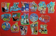 Dr Seuss The Cat in the Hat Complete Set of 16 Holographic Unused Stickers picture