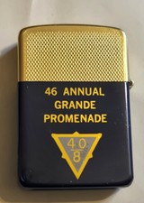 40 And  8  46 Grande Promenade D' Illinois Springfield 1966 Park Lighter USA J10 picture