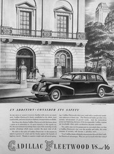 1938 Ad (9 3/4 X 13 1/4 inches) 1939 (?) Cadillac Fleetwood Consider Its Safety picture