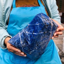 12.03 LB Natural Large Polished Sodalite Freeform Blue Mineral Specimen 5880 picture