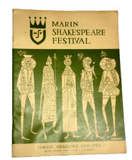 VINTAGE PUBLICATION MARIN SHAKESPEARE FESTIVAL SAN RAFAEL CALIFORNIA 1967 picture