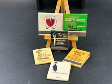 Lot of 6 Vintage Matchbooks Clearman’s North Woods Inn, Al Gee Mac’s & More. CA1 picture