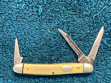 3 BLADE FOLDING Pocket KNIFE Storage Unit Find Kut Master Utica Kutmaster picture