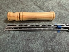 Hand Carved Boxelder Maple Wood NEEDLE HOLDER sewing / quilting / crafts picture