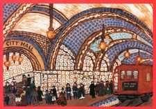 City Hall Subway, Circa 1904 by Betsy Shepardson (American Artist) --POSTCARD picture