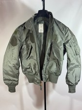 1970s US Military Alpha Industries CWU-36/P Flight Jacket Scovill Gripper size M picture
