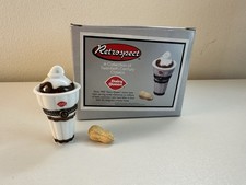 VTG PHB Porcelain Hinged Trinket Box Midwest Cannon Dairy Queen Ice Cream Sundae picture