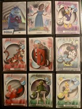 2025 Topps Chrome Disney 9 Card Lot Minnie Kermit Tinker Bell Lightning McQueen picture