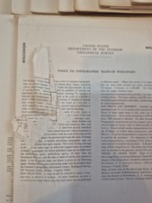  Near complete USGS map indexes/guides-49 U.S. states plus PR/VI  late 1970s. picture
