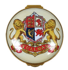 Venice Simplon Orient Express Crummles & Co PULLMAN Crest Hinged Lid Pill Box picture