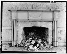 New Franklin Missouri Nicholas S Burckhardt House 1935 Parlor Mantel Fireplace picture