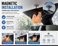 Fun Magnetic Mini Head Figurine Car Interior FSD Nag Ornament Decor picture