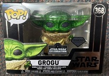 Funko Pop Star Wars Celebration 2022 Exclusive Grogu Diamond #368 Edge Wear picture