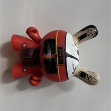Kidrobot Dunny Red Black White Vinyl Plastic Designer Figurine picture