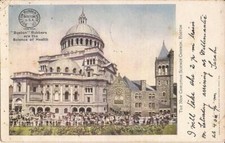 Boston, MA - Christian Science Church - ADVERTISING:  Boston Rubbers Shoe 1907 picture
