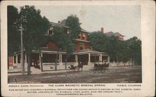 Holmode Photo Pueblo, Colorado CO The Clark Magnetic Mineral Spring Vintage picture