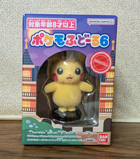 Pokemon Pikachu Bandai Namco Pokemofu Vol 6 Flocked Doll Mini Figure New In Box picture