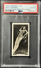 1939 Carreras Hedy Lamarr PSA 6 Film & Stage Beauties Tobacco Small #17 Inventor picture