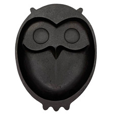 Vintage 1930's-1960's Japanese Nambu Nanbu Tekki 南部鉄器 Cast Iron Owl Trivet/Bowl picture