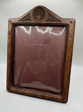 VTG 30s OrnaWood American Eagle Picture Frame Military Patriotic Colonial Rustic picture