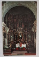 Postcard....Altar at San Xavier del Bac in Tucson, Arizona, Chrome  picture