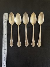 BEAUTUFUL Set Of 5 VTG 1847 Rogers Bros Flatware REMEMBRANCE SilveR Plate 4.5 in picture