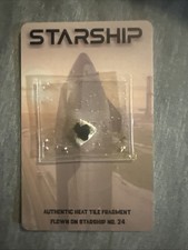 Starship Authentic Heat Tile Fragment Flown On Starship Number 24 picture