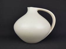 Vintage RUSCHA KERAMIK  Beige Crackle Glaze Pitcher 315 West German Pottery 70s picture