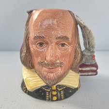 Royal Doulton William Shakespeare Small Toby Character Mug Jug D6938 4